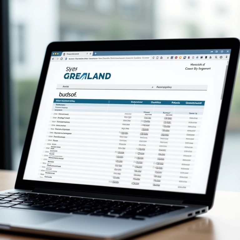 Planilha facilitadora para organizar sua viagem à Groenlândia.