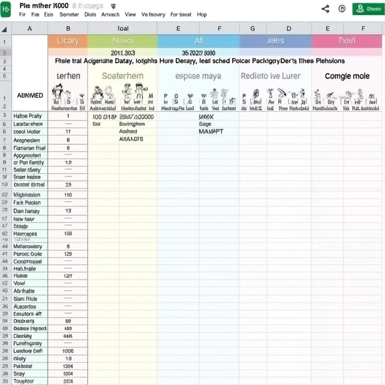 Planilha resumo com datas e dicas do Mercúrio retrógrado.