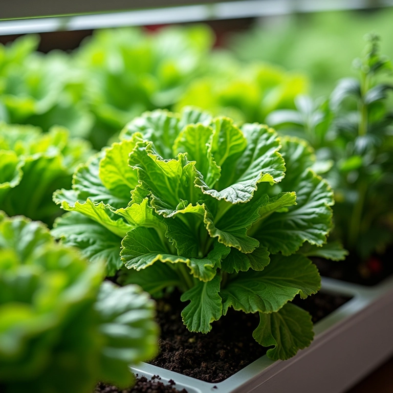 Plantas ideais para horta hidropônica em apartamento.