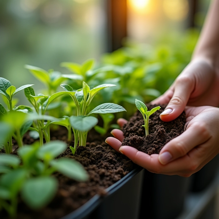 Plantio e cuidados essenciais para um jardim vertical saudável.