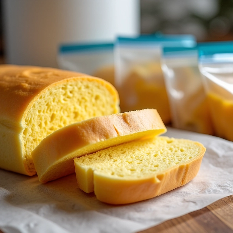 Posso congelar o bolo de fubá com goiabada?