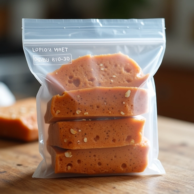 Posso congelar o pão de cenoura e aveia caseiro?