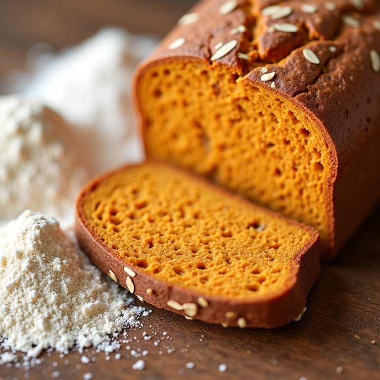 Posso usar outro tipo de farinha no pão de cenoura e aveia?