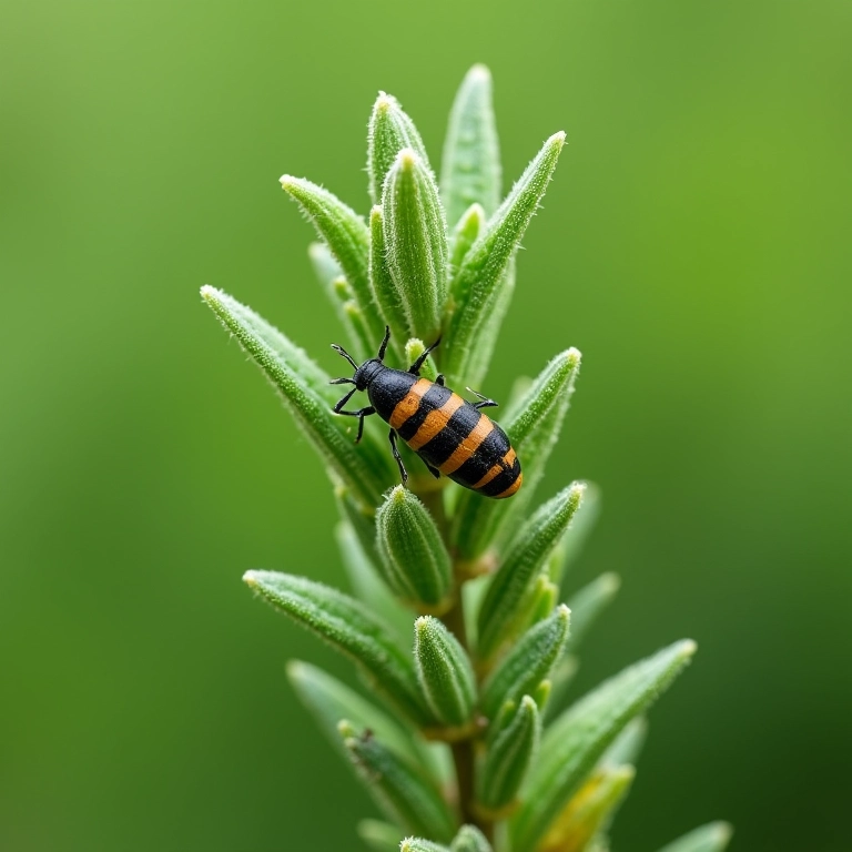 Pragas no alecrim em vaso.