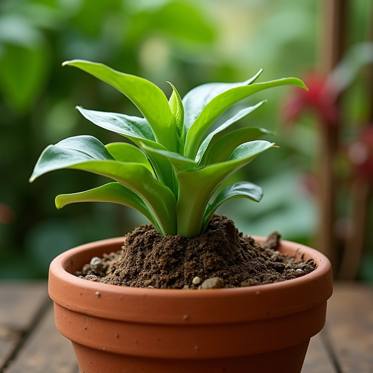 Preparando substrato caseiro para Flor de Maio.