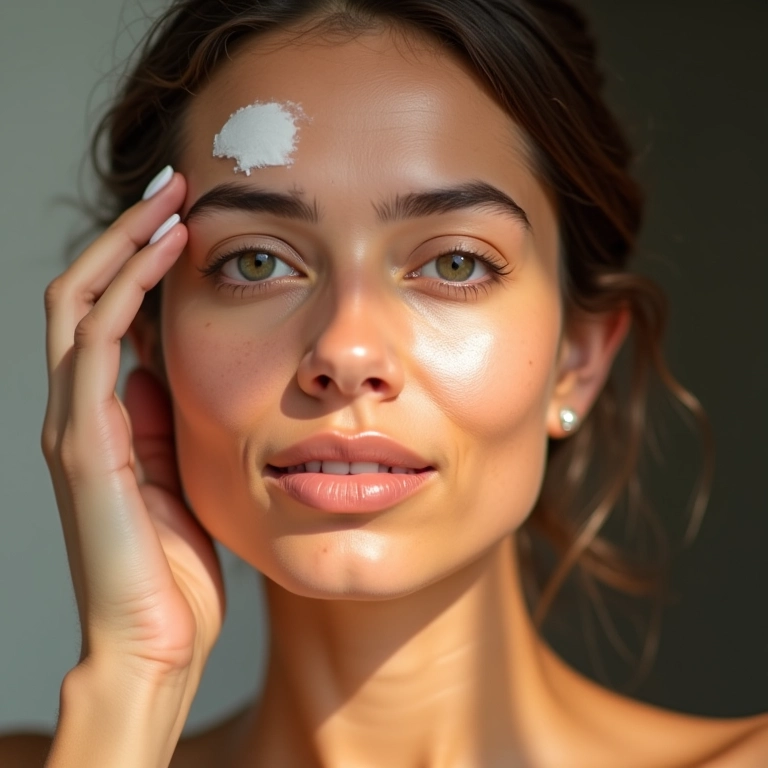 Primer facial e protetor solar.