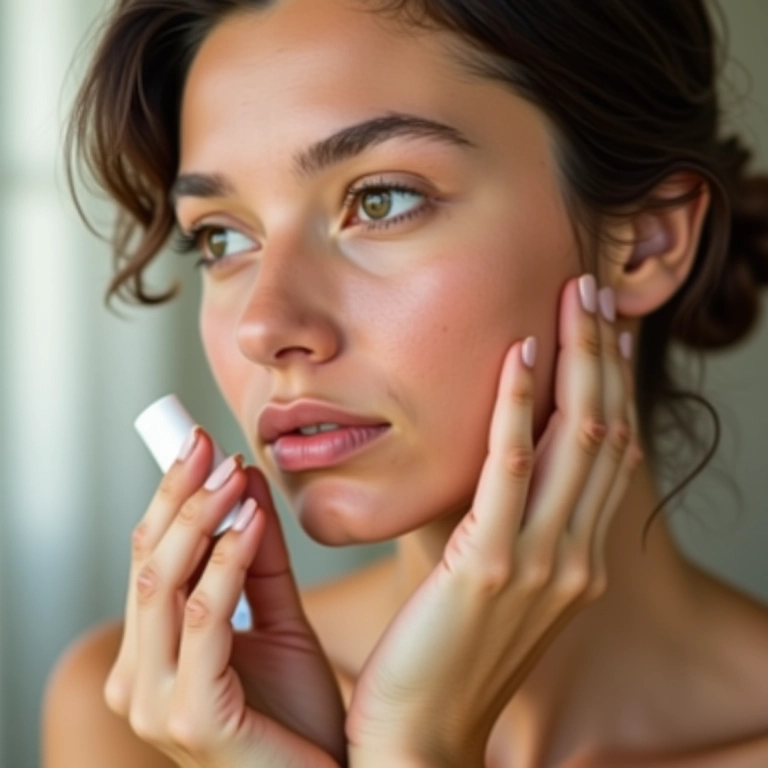 Primer facial para pele seca com efeito hidratante.