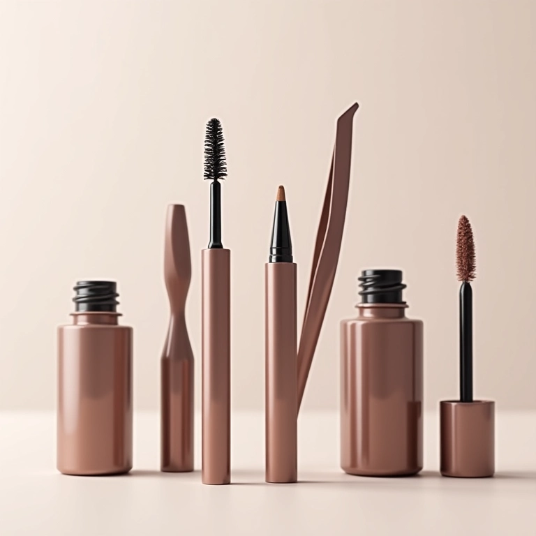 Produtos de qualidade para cuidar das sobrancelhas finas.