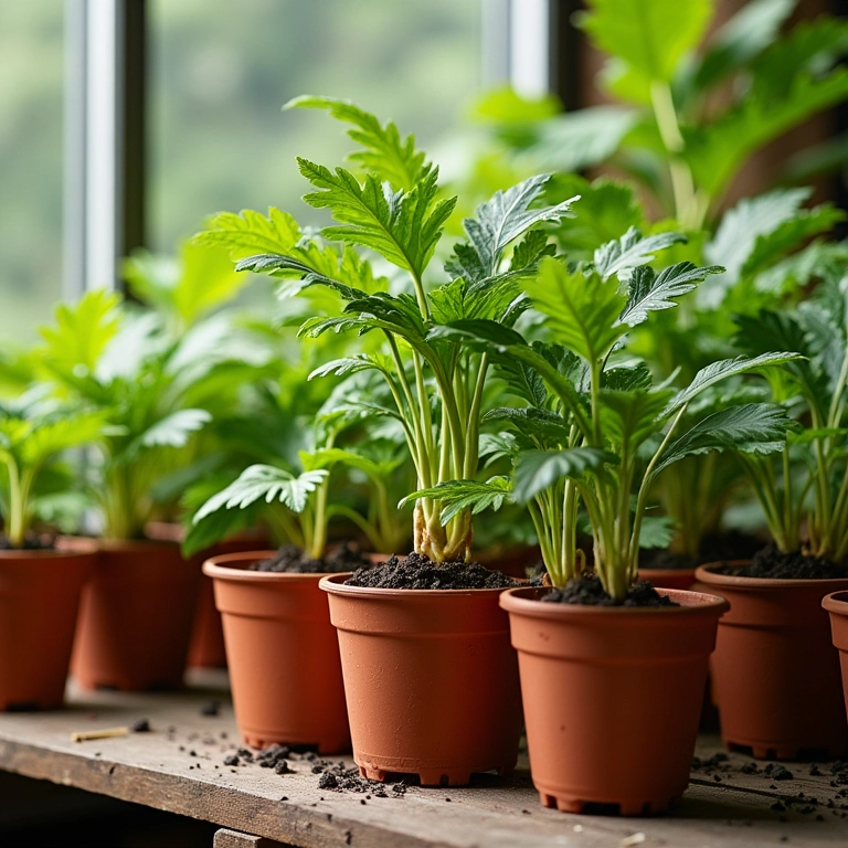 Produtos recomendados para o cultivo de açafrão-da-terra.