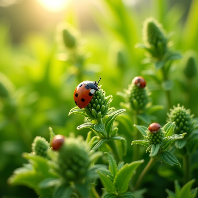 Proteção contra pragas e doenças na horta.
