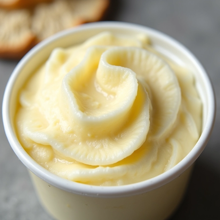 Purê de couve-flor congelado em pote.