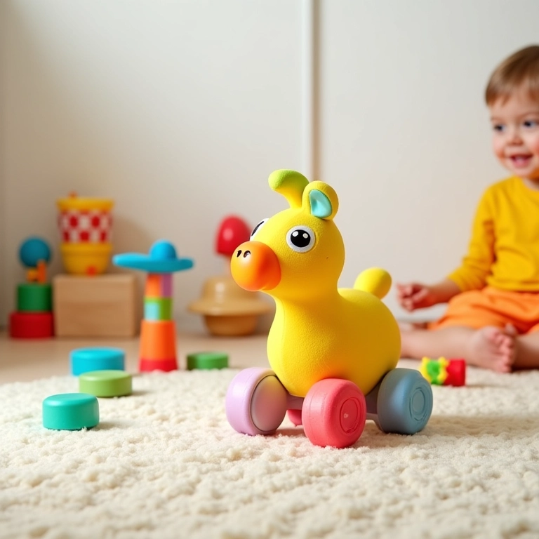 Quarto infantil com rodameio de EVA colorido.