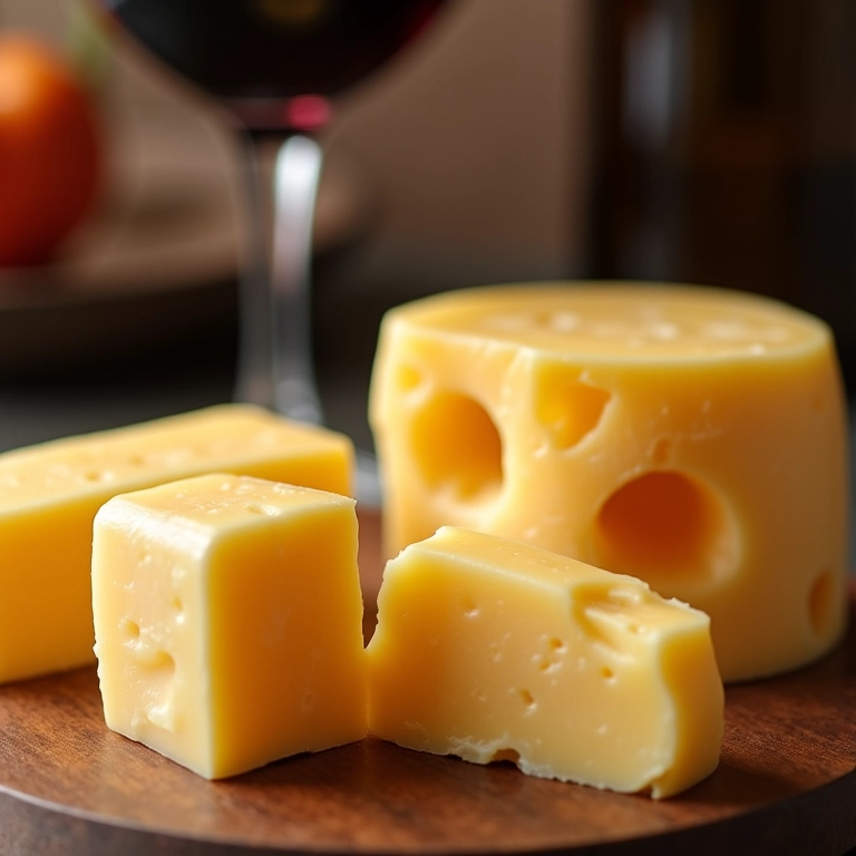 Queijos com furos e vinho: harmonização perfeita.