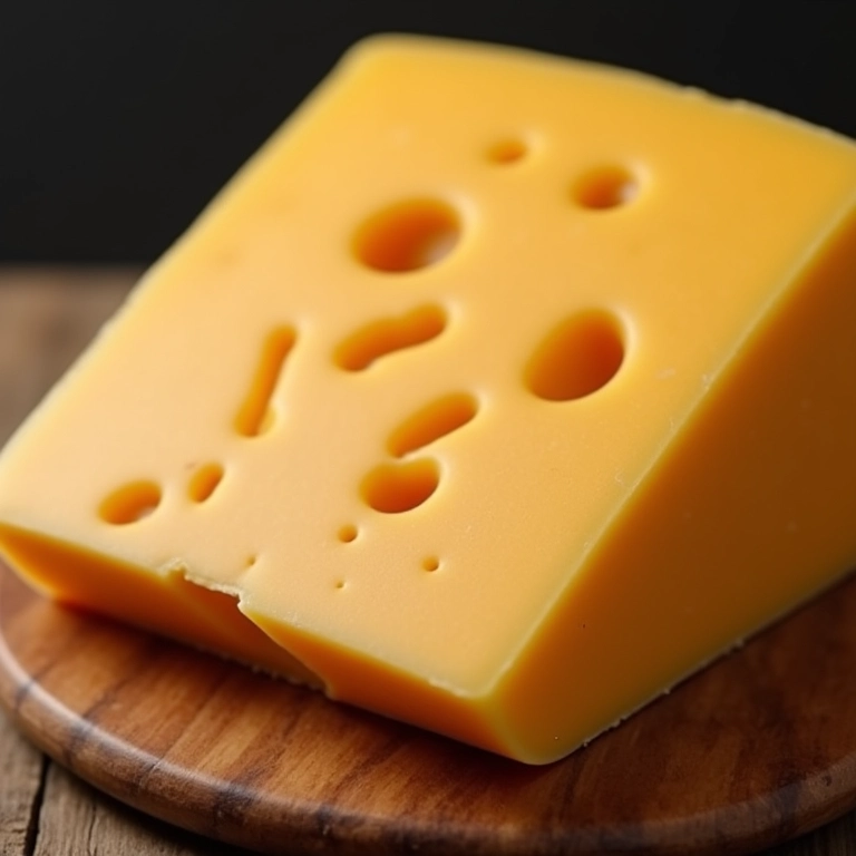 Queijos Emmental e Gruyère: famosos pelos seus furos marcantes.