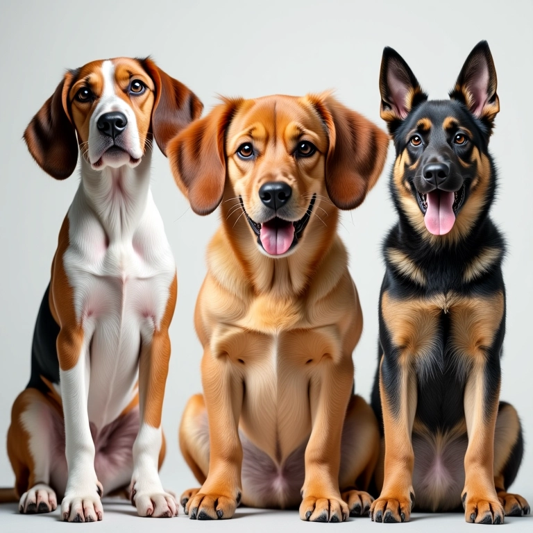 Raças de cães com olfato apurado: Bloodhound, Beagle, Pastor Alemão.