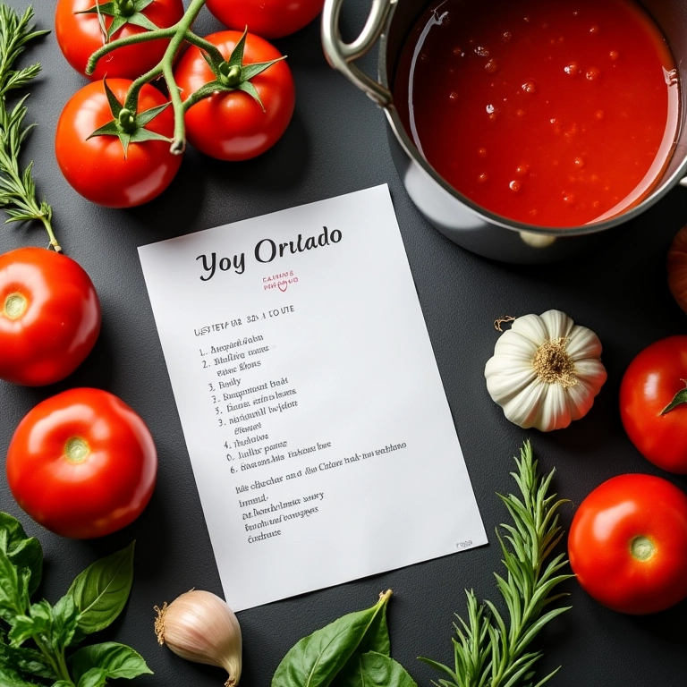 Receita de molho de tomate fresco caseiro.