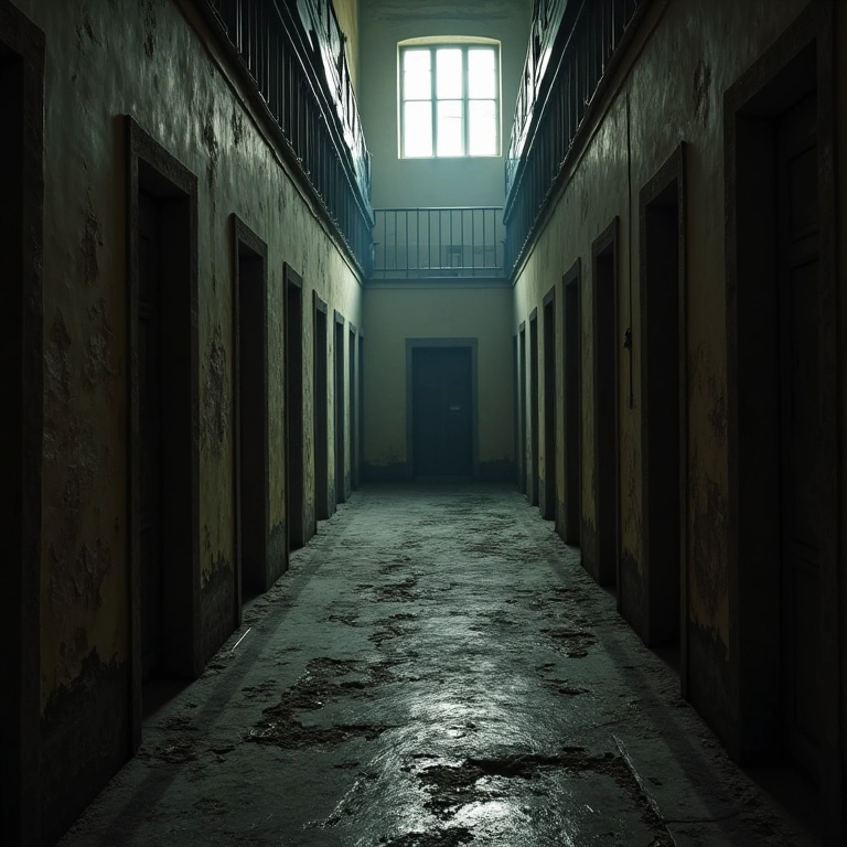 Reconstrução do massacre do Carandiru.