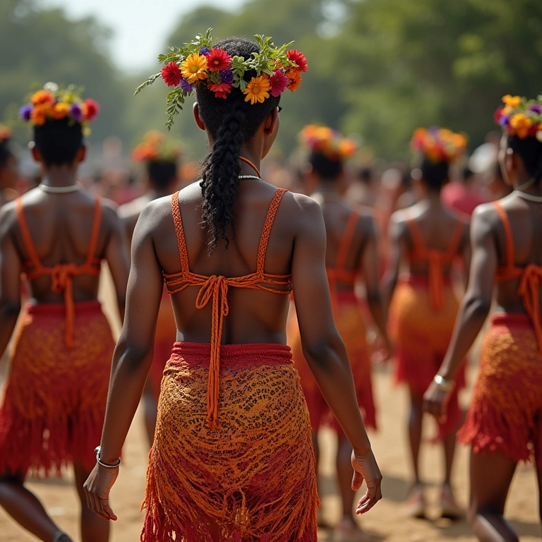 Roda de Samba na Bahia com pessoas diversas.