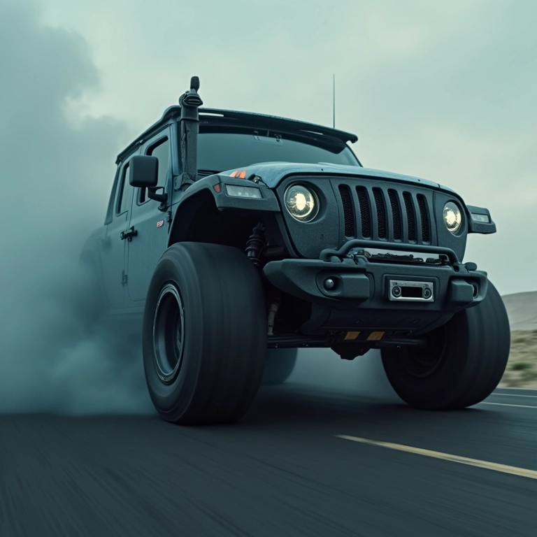 Rodas patinando excessivamente durante a largada.