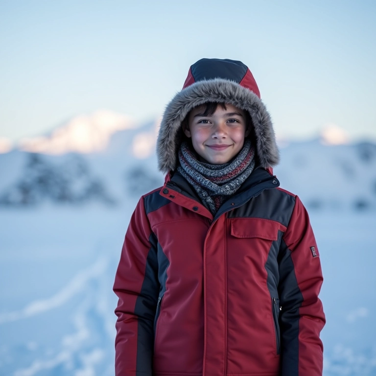 Roupas quentes e adequadas para o clima da Groenlândia.