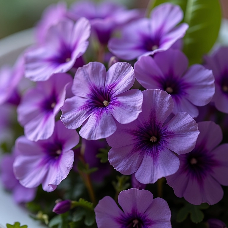 Salada com flores de violeta, delicada e charmosa.