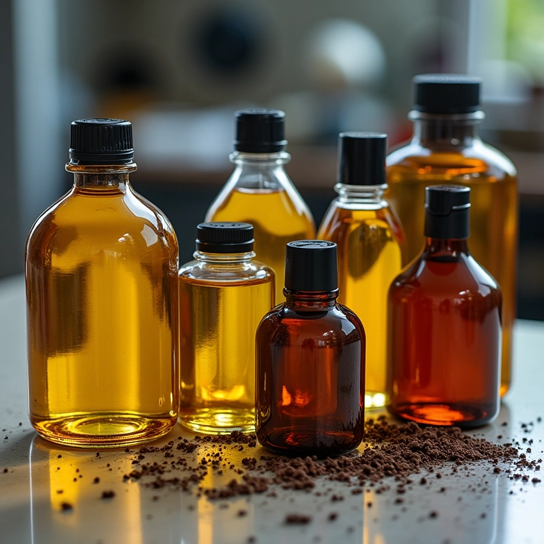 Seleção de óleos lubrificantes para carro, mostrando viscosidade e normas.