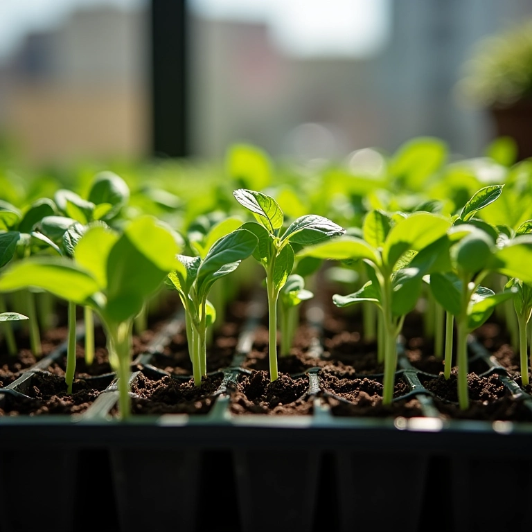 Sementeiras da ISLA Sementes para o plantio.