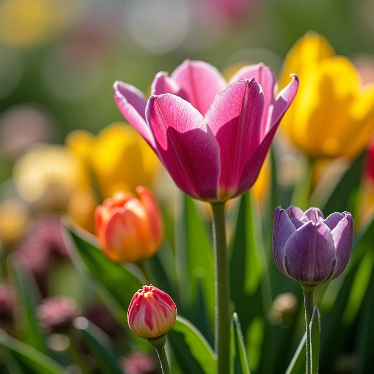 Sementes e mudas de flores para jardim inglês à venda em mercado brasileiro.