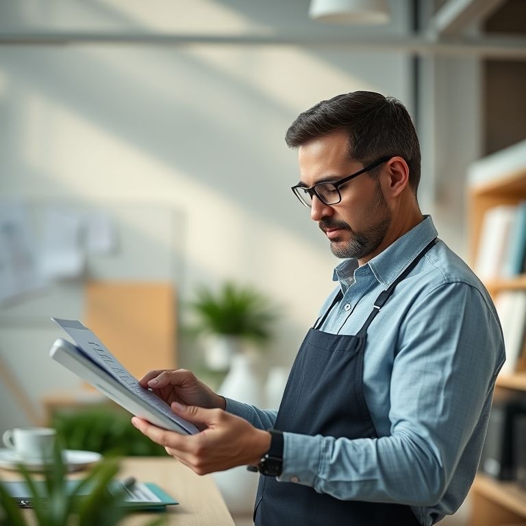 Simplificação da documentação, digital, pequena empresa.