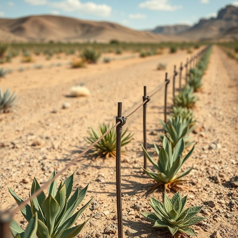 Sistema de gotejamento adaptado para diferentes climas, especialmente secos.