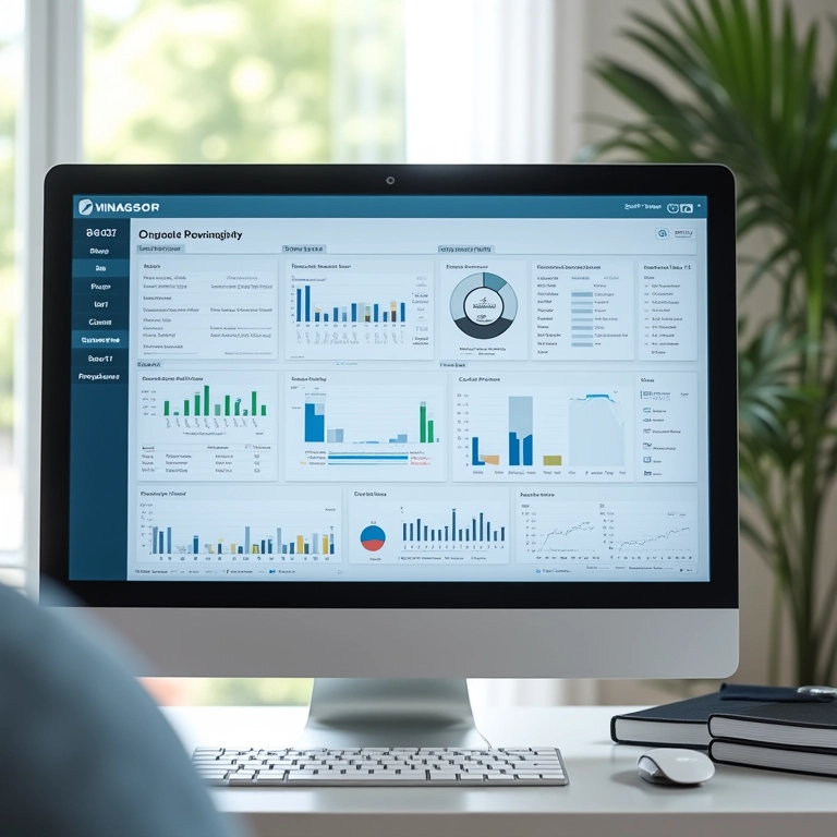 Software com funcionalidades essenciais para gestão de projetos.