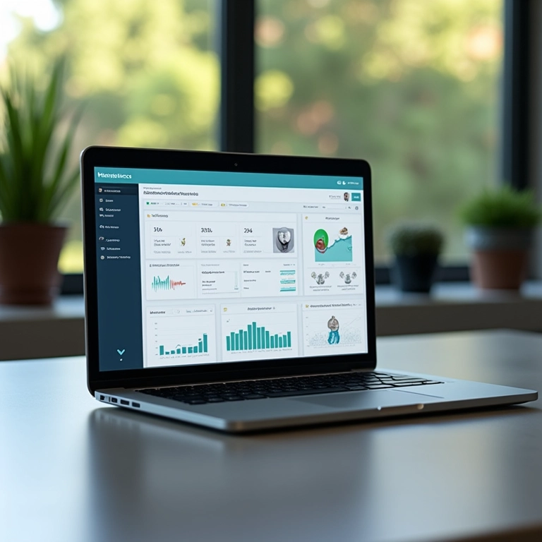 Software de gestão auxiliando no controle da sucessão familiar.