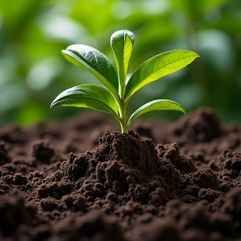 Solo rico e bem drenado, ideal para camélias.