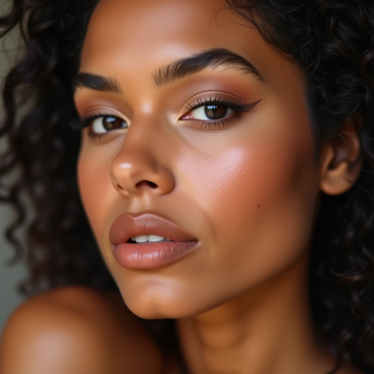 Sombras neutras para um olhar versátil.