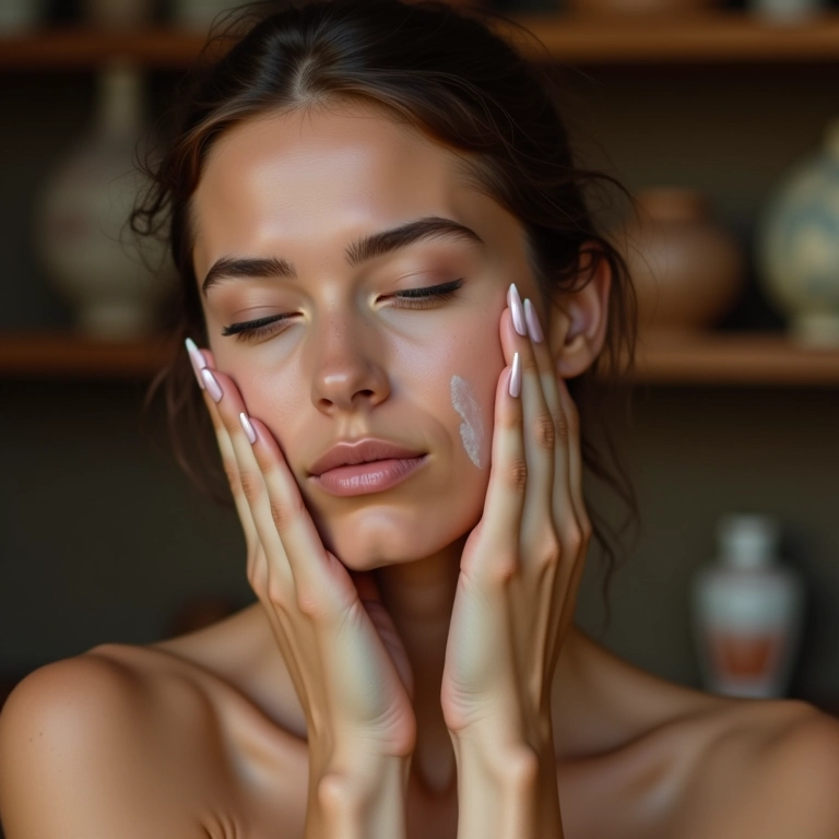 Squalano acalmando a pele irritada.