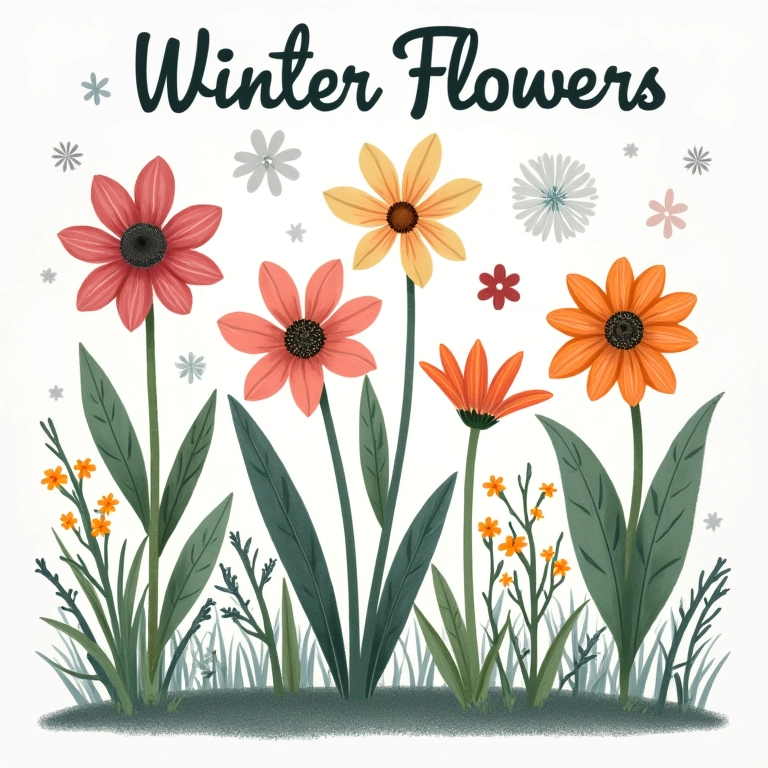 Tabela de flores para jardim de inverno com vidro e dicas de cuidado.