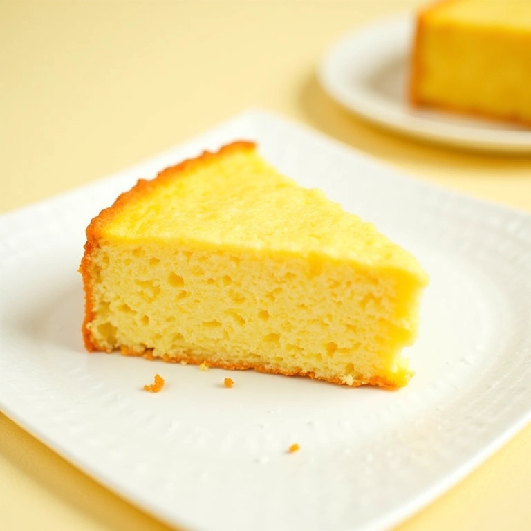 Tabela nutricional do bolo de milho.