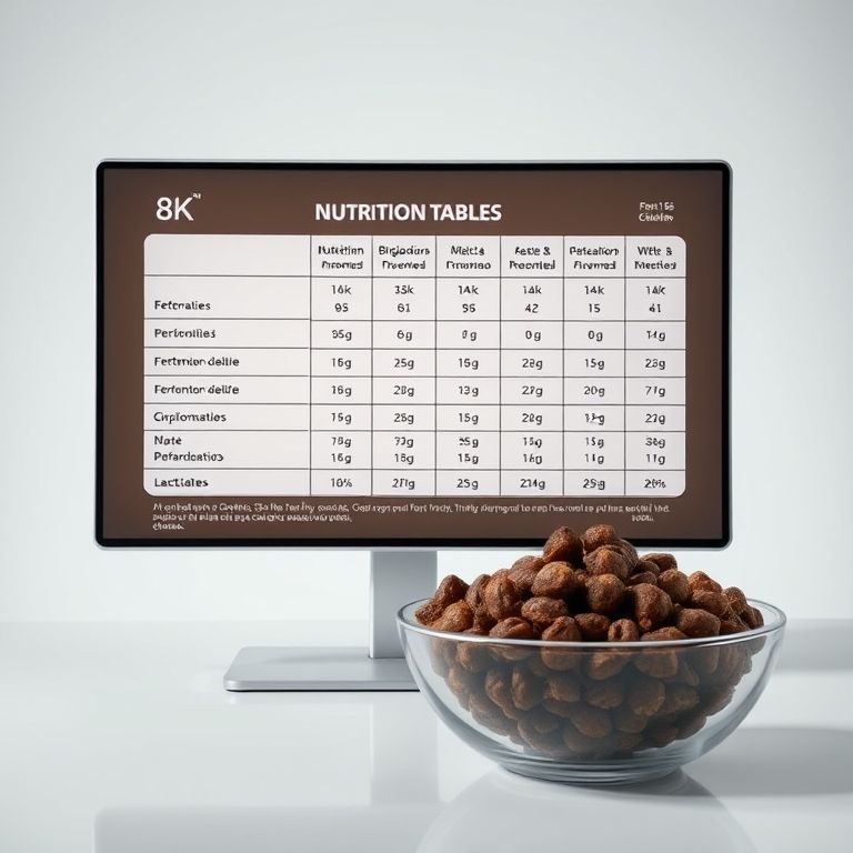 Tabela nutricional do brigadeiro de colher (porção de 100g).