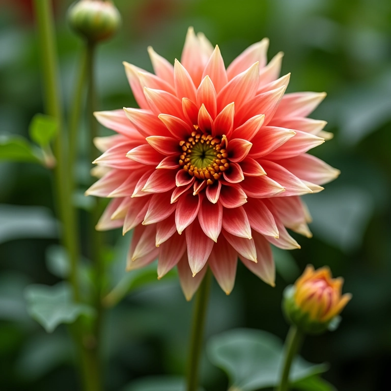 Tabela resumo com o passo a passo para plantar dálias.