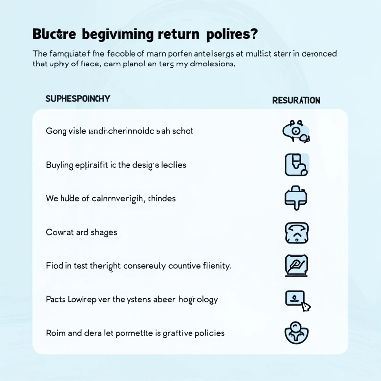 Tabela resumo com regras para trocas e devoluções.