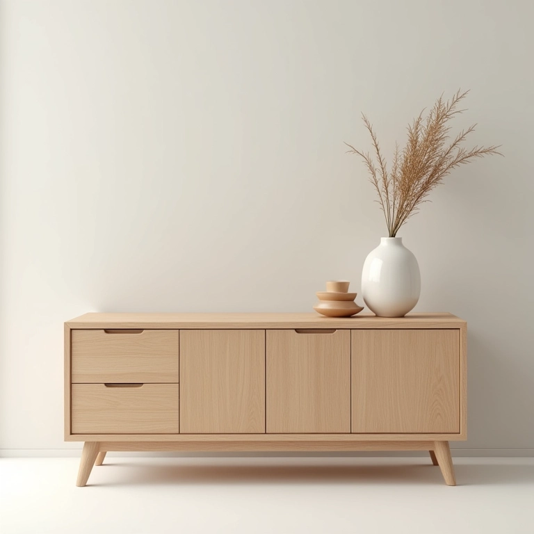 Temakeria minimalista com mobiliário funcional e elegante.