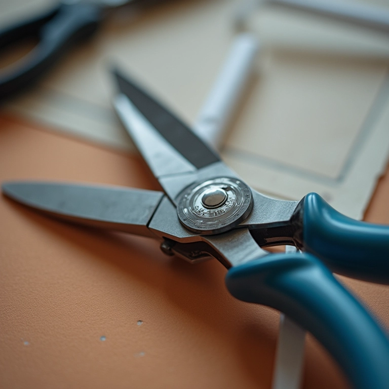 Tesouras de precisão da Círculo S/A para macramê.