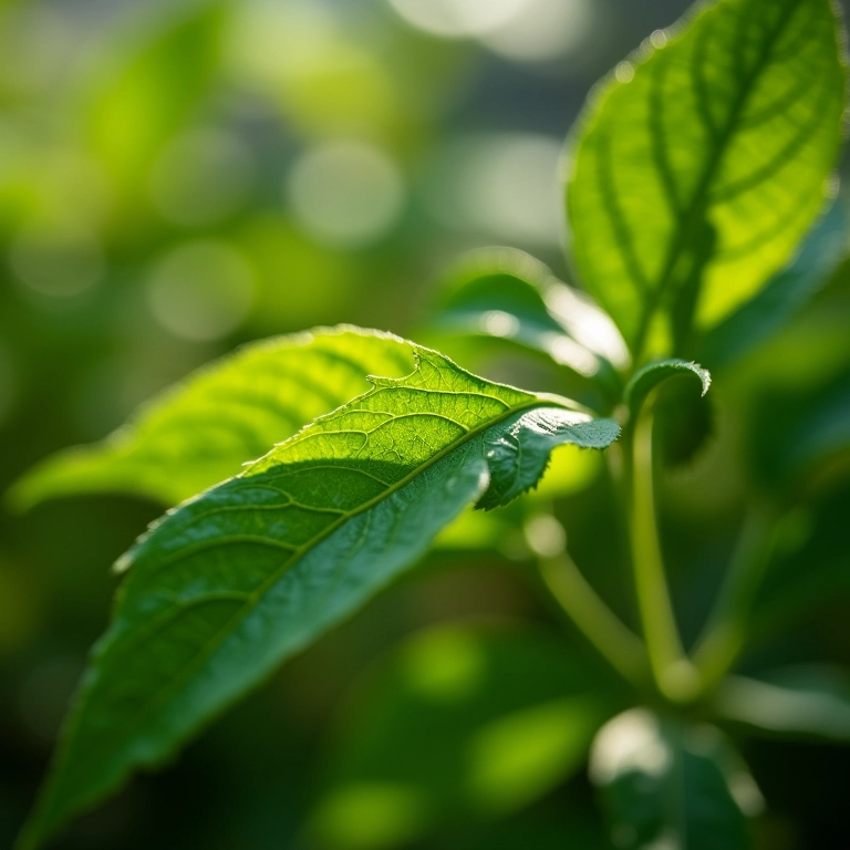 Testando a calda de pimenta em uma pequena área da planta.