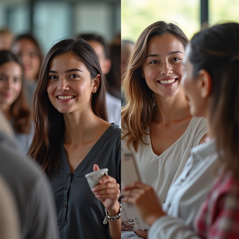 Teste A/B de imagens e vídeos em página de destino.