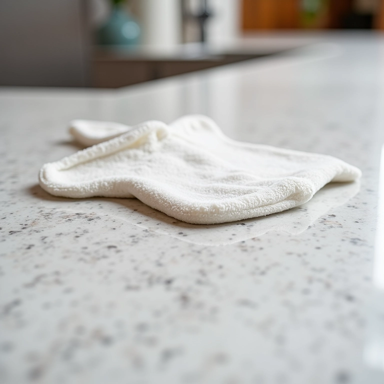 Teste de mancha em Silestone.