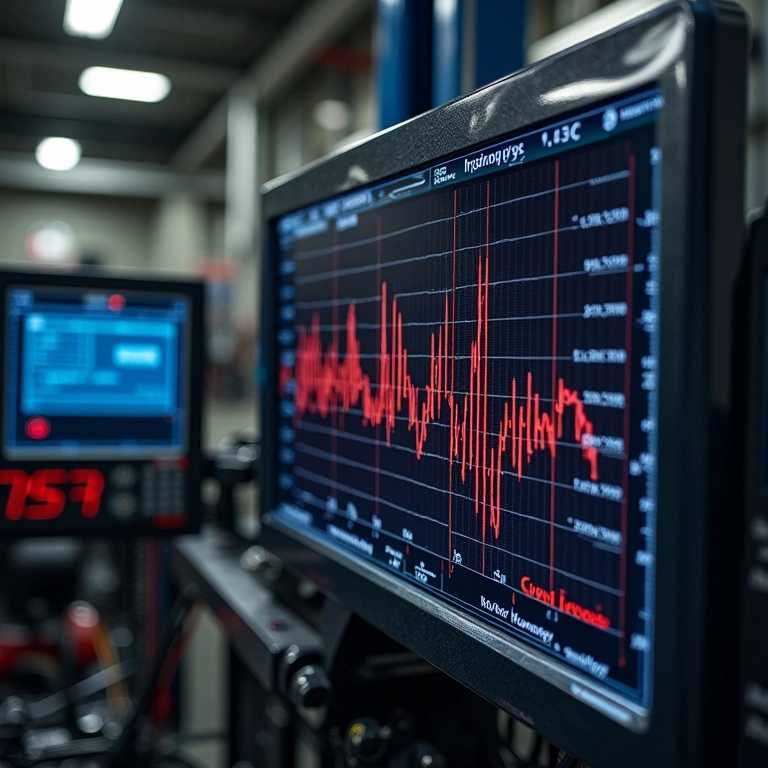 Teste de motor em dinamômetro, mostrando aumento de potência com compressão elevada.