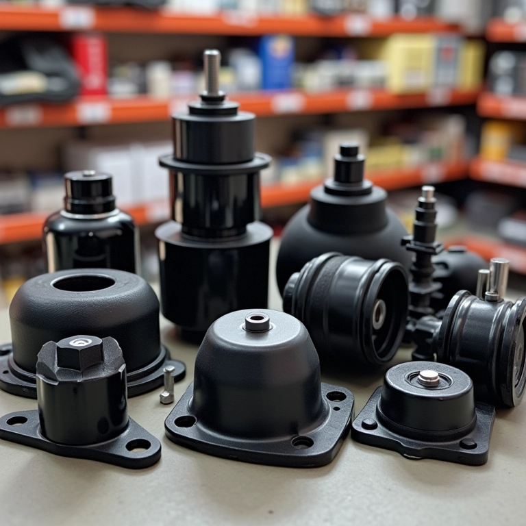 Tipos de coxim do motor: conheça as opções disponíveis.