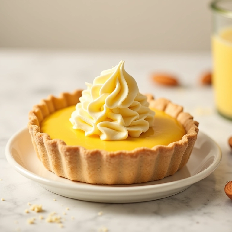 Torta de liquidificador sem glúten com farinha de amêndoa.