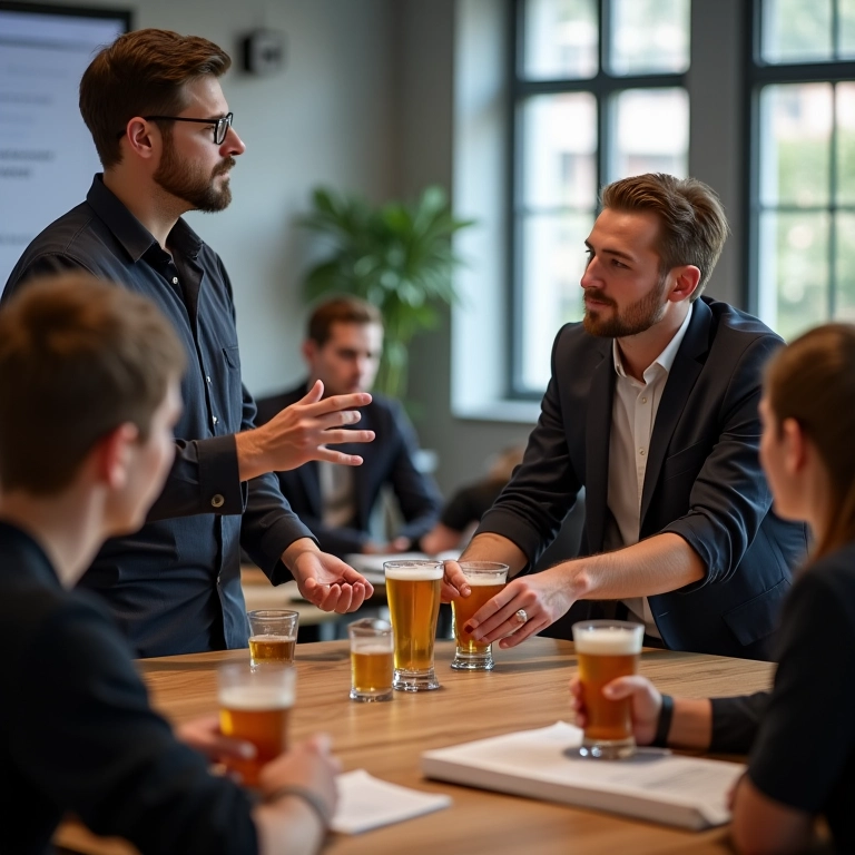 Treinamento profissional para sommeliers de cerveja MEI.