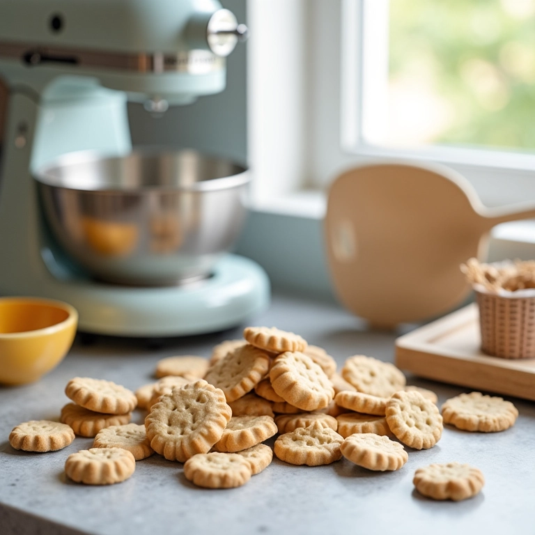Utensílios essenciais para fazer cookies.